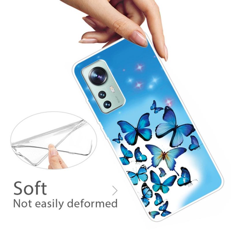 Maskica Xiaomi 12 Pro Deklinacija Silikonskih Leptira