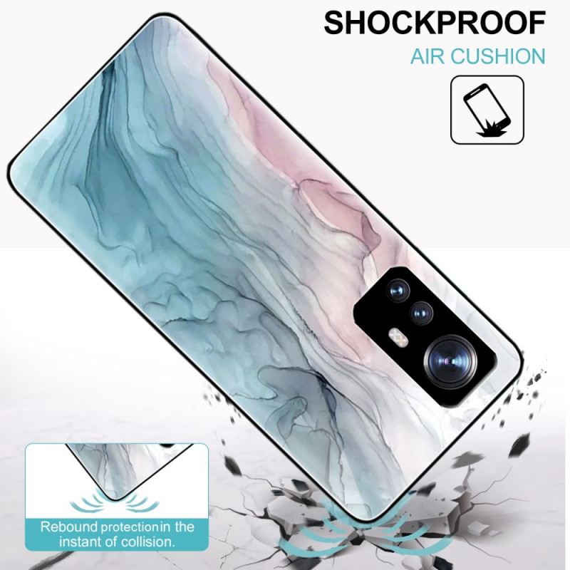 Maskica Xiaomi 12 Pro Mramorno Kaljeno Staklo U Boji