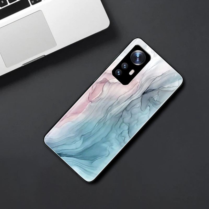 Maskica Xiaomi 12 Pro Mramorno Kaljeno Staklo U Boji