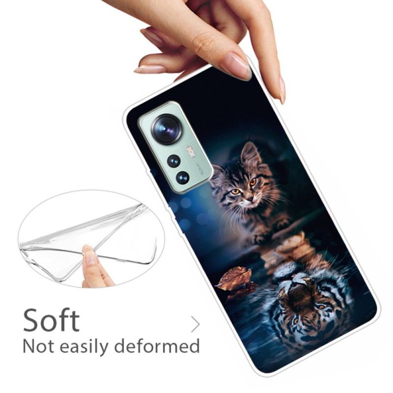 Maskica Xiaomi 12 Pro Pažljivi Mačji Silikon
