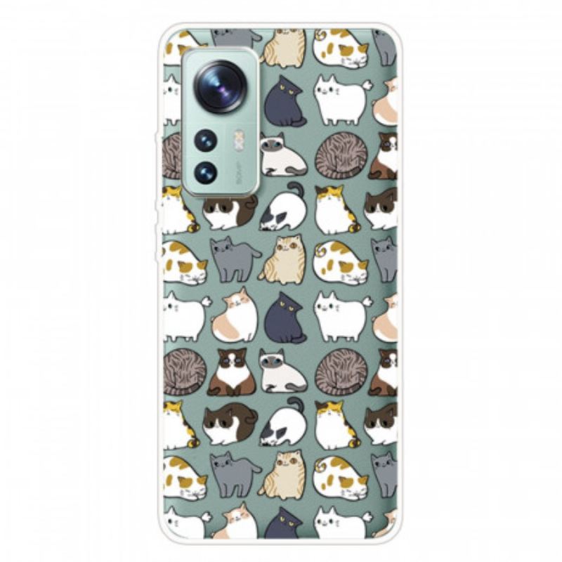 Maskica Xiaomi 12 Pro Samo Silikonske Mačke