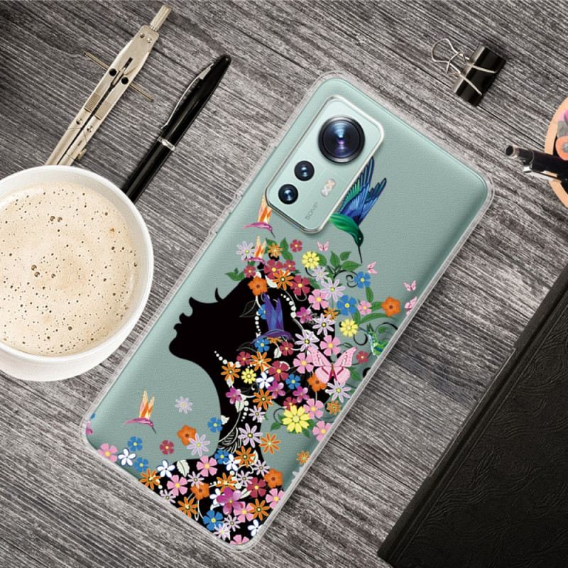 Maskica Xiaomi 12 Pro Silikonska Cvjetna Glava
