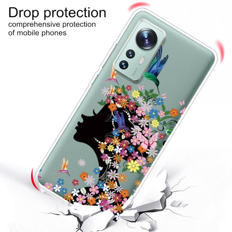 Maskica Xiaomi 12 Pro Silikonska Cvjetna Glava