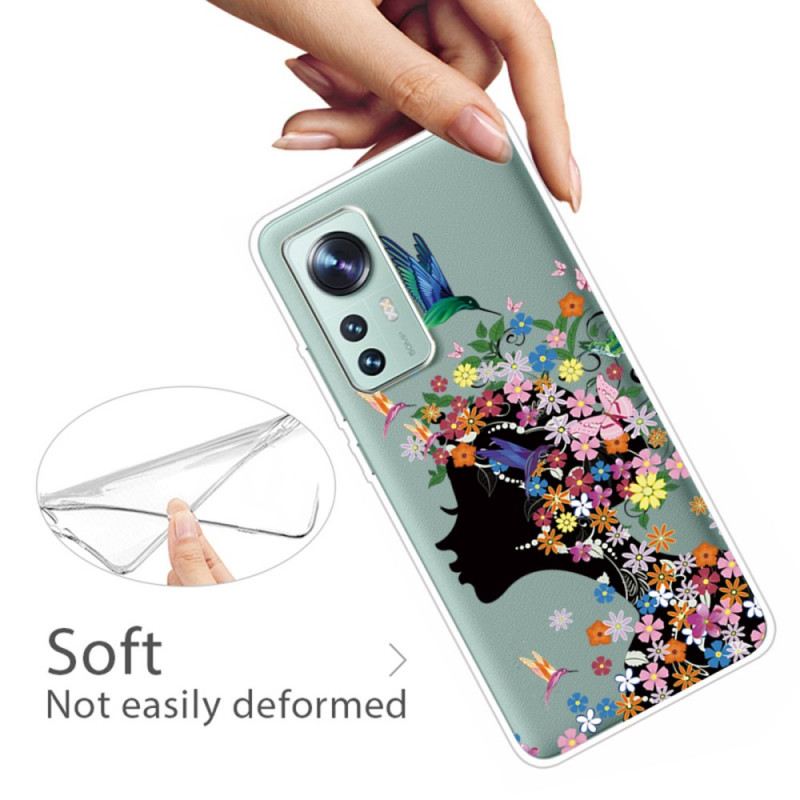 Maskica Xiaomi 12 Pro Silikonska Cvjetna Glava