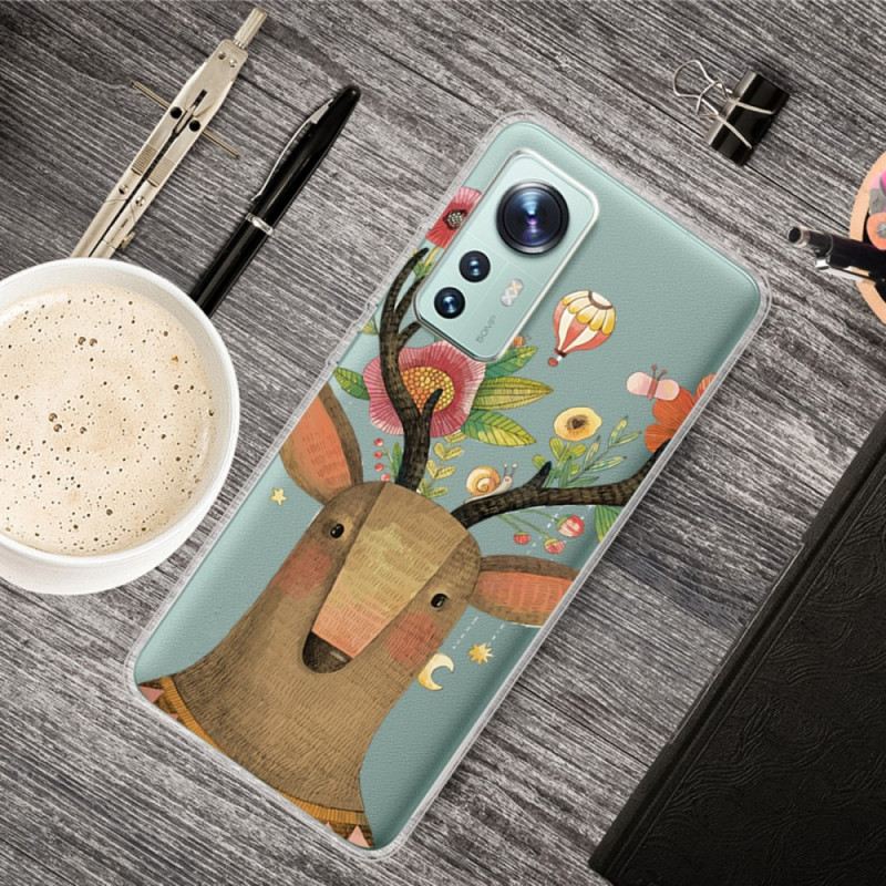 Maskica Xiaomi 12 Pro Silikonski Plemenski Jelen