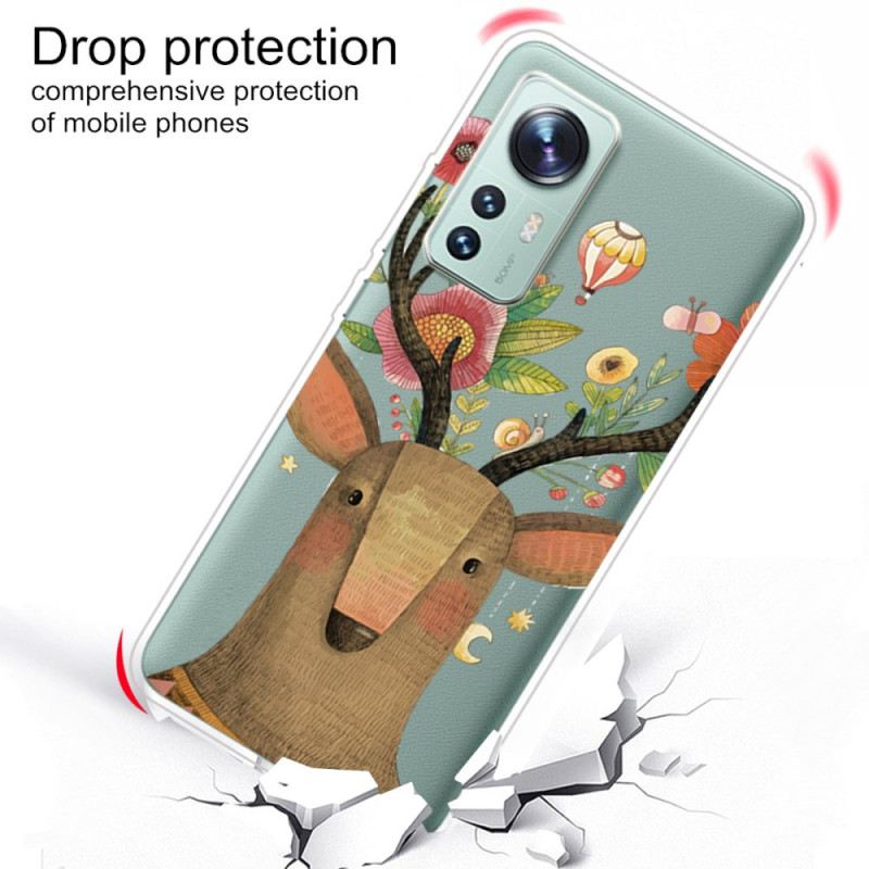 Maskica Xiaomi 12 Pro Silikonski Plemenski Jelen