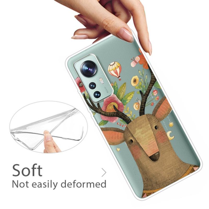 Maskica Xiaomi 12 Pro Silikonski Plemenski Jelen