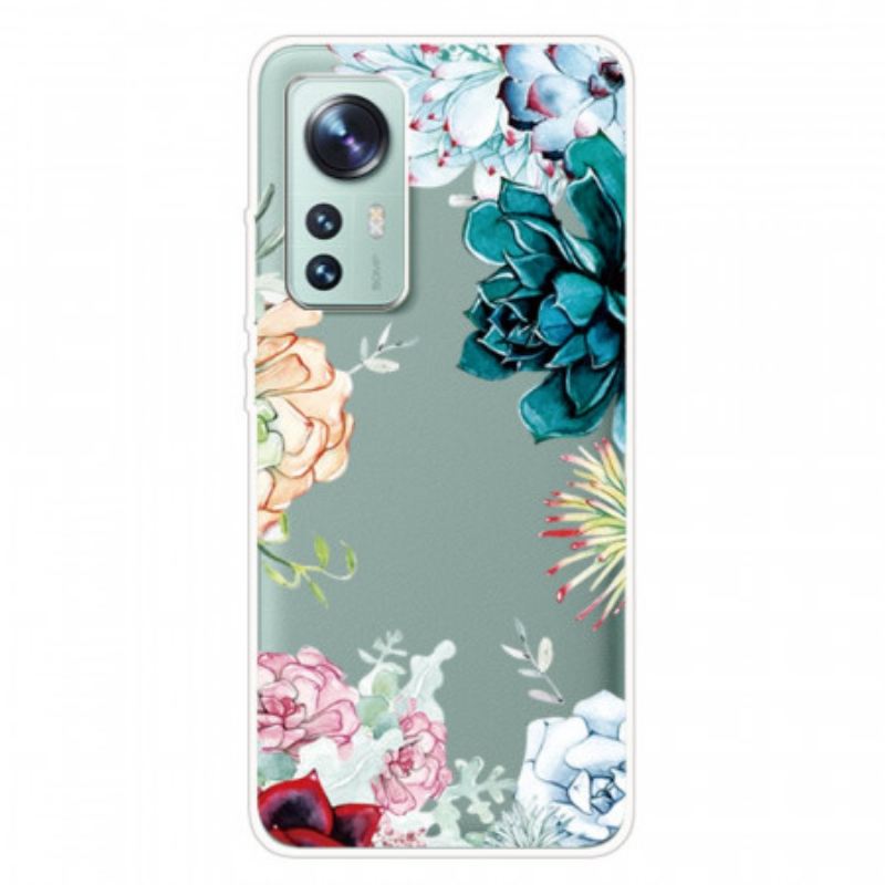 Maskica Xiaomi 12 Pro Silikonsko Poljsko Cvijeće