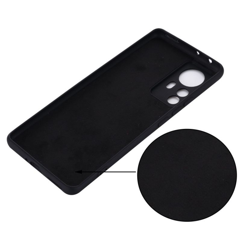 Maskica Xiaomi 12 Pro Tekući Silikon S Uzicom