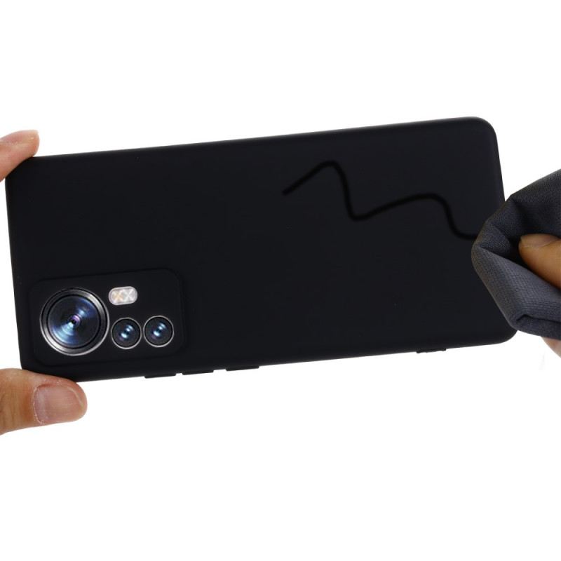 Maskica Xiaomi 12 Pro Tekući Silikon S Uzicom