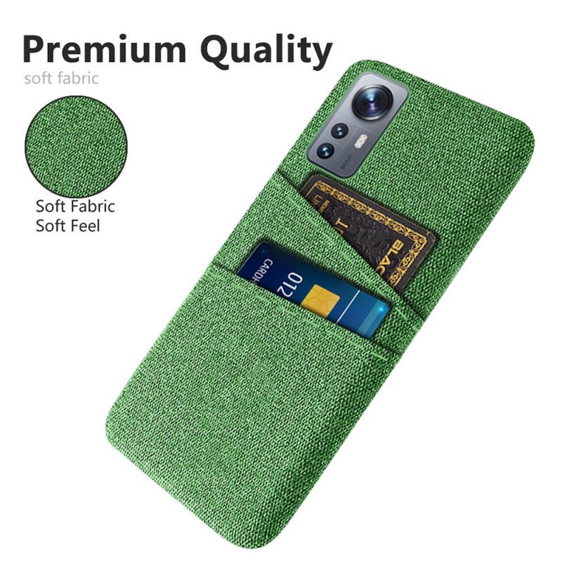 Maskica Xiaomi 12 Pro Tkanina S Držačem Kartice