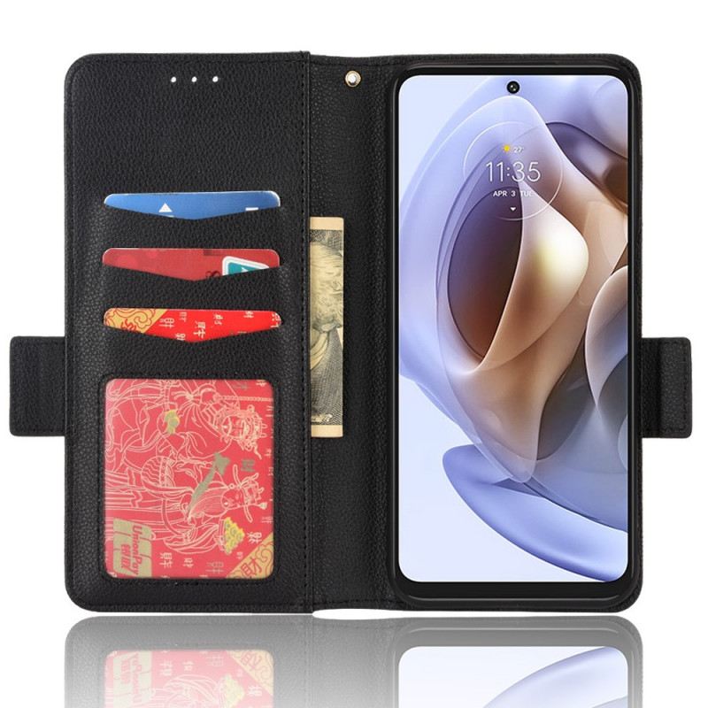 Futrola Moto G41 / G31 Flip Futrola Flap Double Litchi Nove Boje