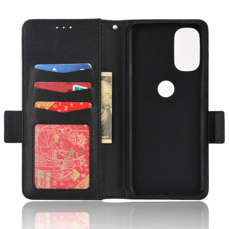 Futrola Moto G41 / G31 Flip Futrola Flap Double Litchi Nove Boje
