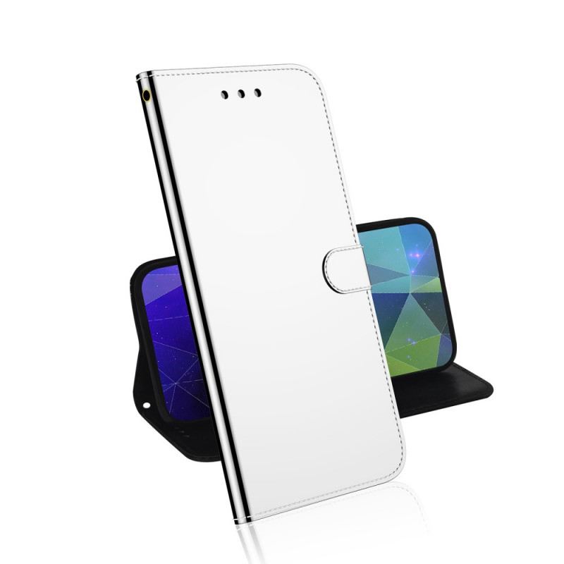 Futrola Moto G41 / G31 Poklopac Ogledala Od Umjetne Kože
