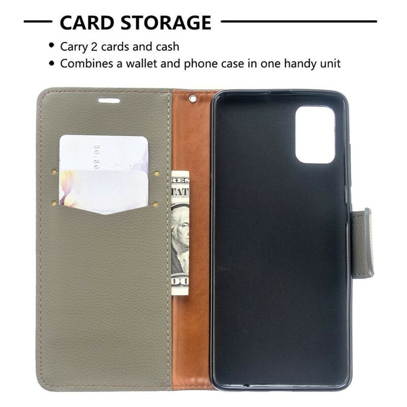 Flip Futrola Samsung Galaxy A51 Kožna Futrola Lychee Rabat Oblique