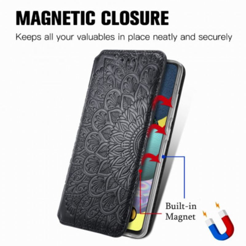 Flip Futrola Samsung Galaxy A51 Kožna Futrola Mandala