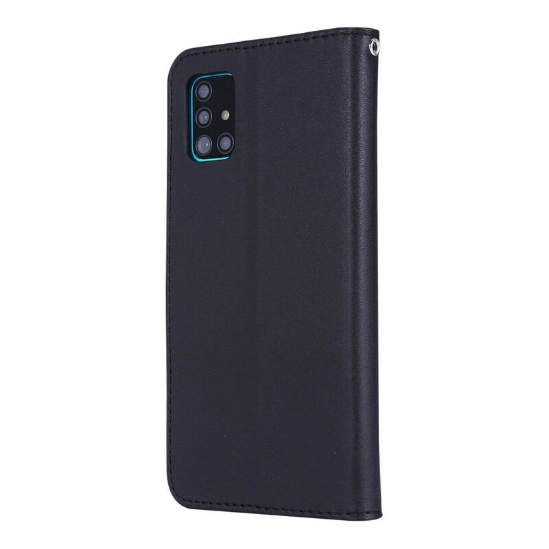 Kožna Futrola Samsung Galaxy A51 Mačka Koja Spava