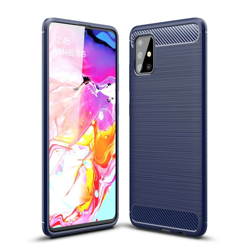 Maskica Samsung Galaxy A51 Brušena Karbonska Vlakna
