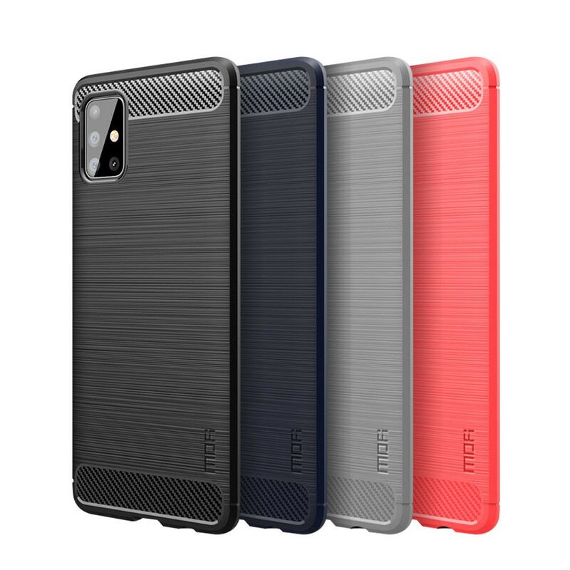 Maskica Samsung Galaxy A51 Mofi Brušena Karbonska Vlakna