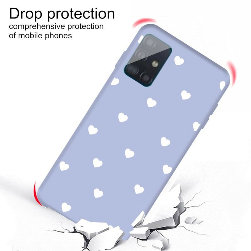 Maskica Samsung Galaxy A51 Samo Silikonsko Srce