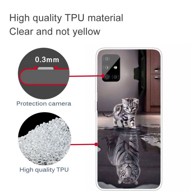 Maskica Samsung Galaxy A51 Tigar Ernest