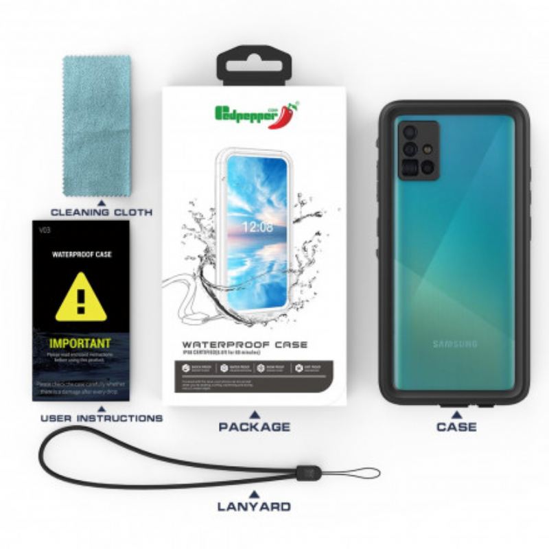 Maskica Samsung Galaxy A51 Vodootporan 2m Redpepper